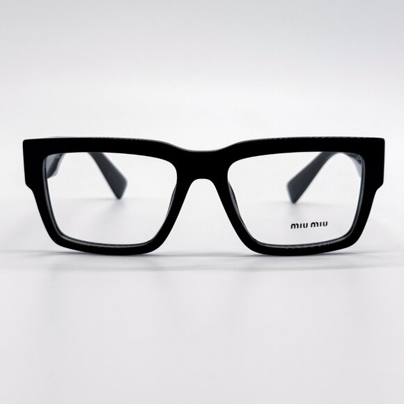 NEW MIU MIU MU02XV 1AB1O1 BLACK WOMEN EYEGLASSES - Picture 3 of 10